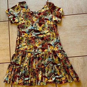 Vintage Hawaiian print dress
